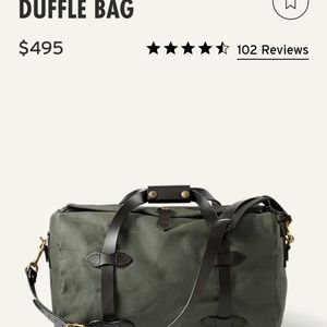 Filson Small Duffle Bag NWOT
